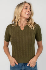 Perry Knit Top | Olive