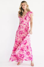 Margie Maxi Dress | Pink Floral