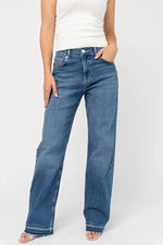 Bria High Rise Wide Leg Jeans | Medium Wash