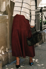 Tona Faux Suede Skirt | Mulberry