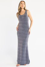 Desi Shimmer Gown | Black + Silver