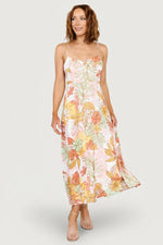 Hilo Back Tie Maxi Dress | Multi