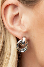Abby Statment Earrings | Silver
