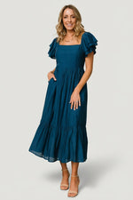 Buttercup Midi Dress | Deep Blue