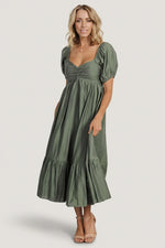 Annalisa Midi Dress | Olive
