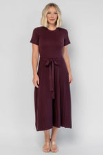 Jessamine Midi Dress | Dark Plum