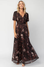 Whitney Mesh Maxi Dress | Clove Floral