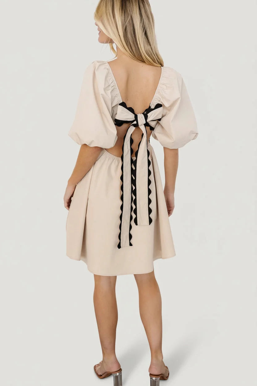 Cecelia Short Dress | Sand