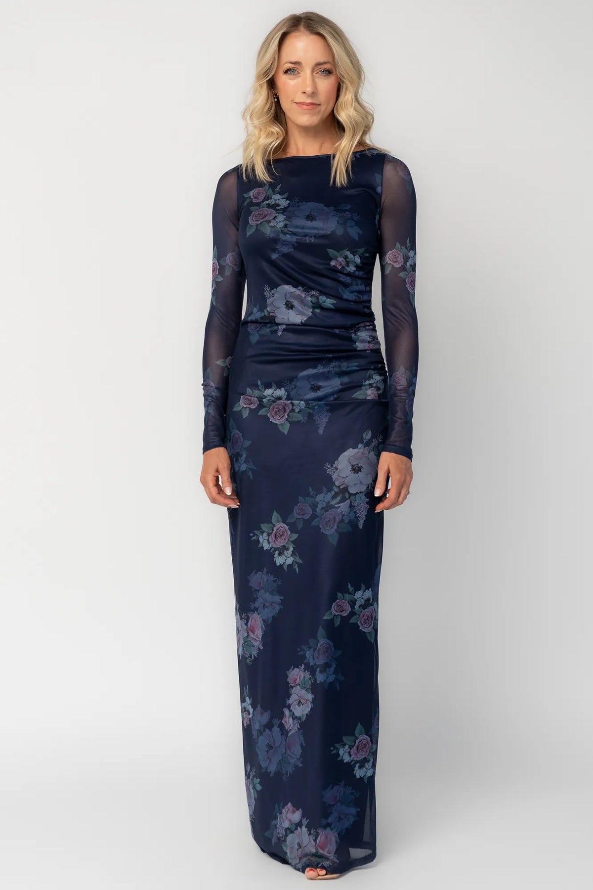 Isadora Maxi Dress | Dark Blue Floral