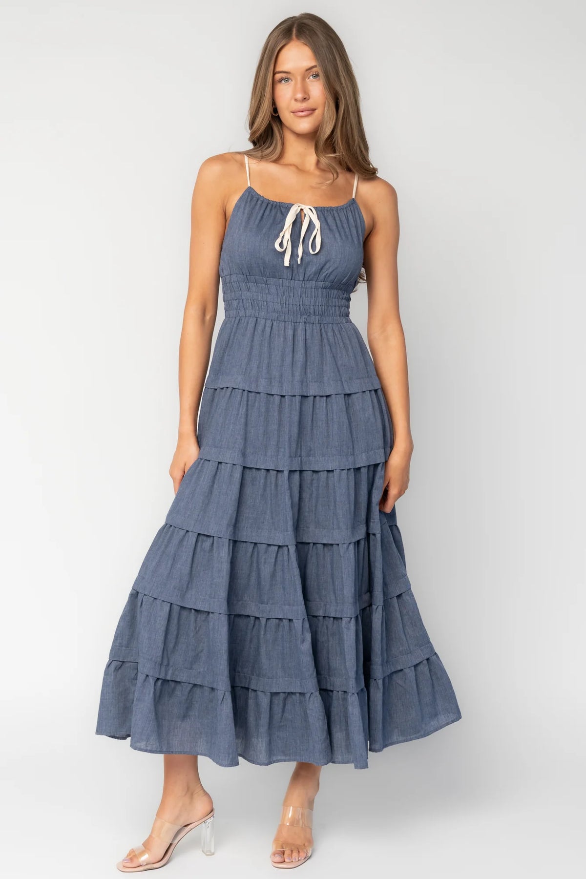 Santiago Maxi Dress | Dark Blue