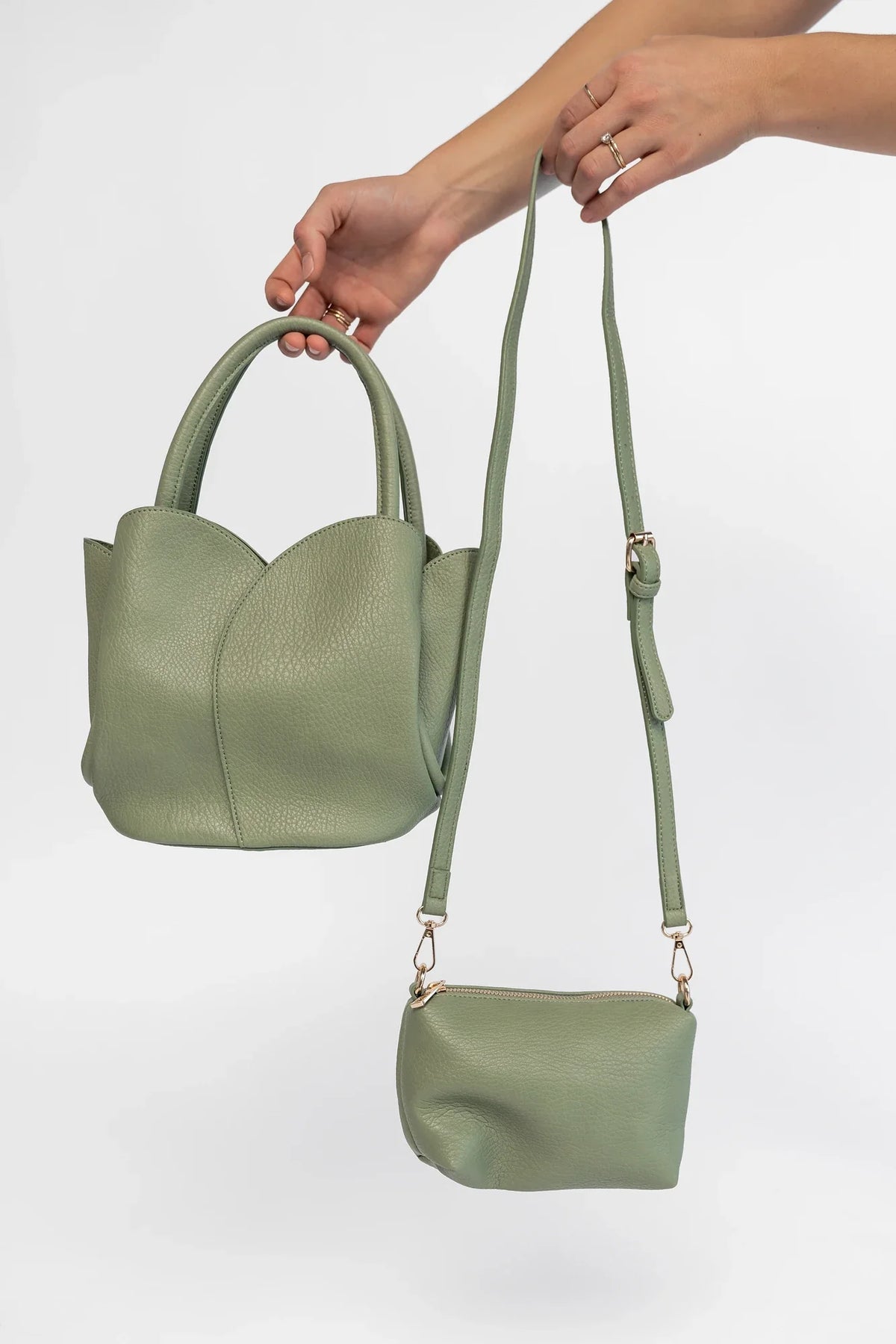 Beloved Tulip Tote Bag | Moss