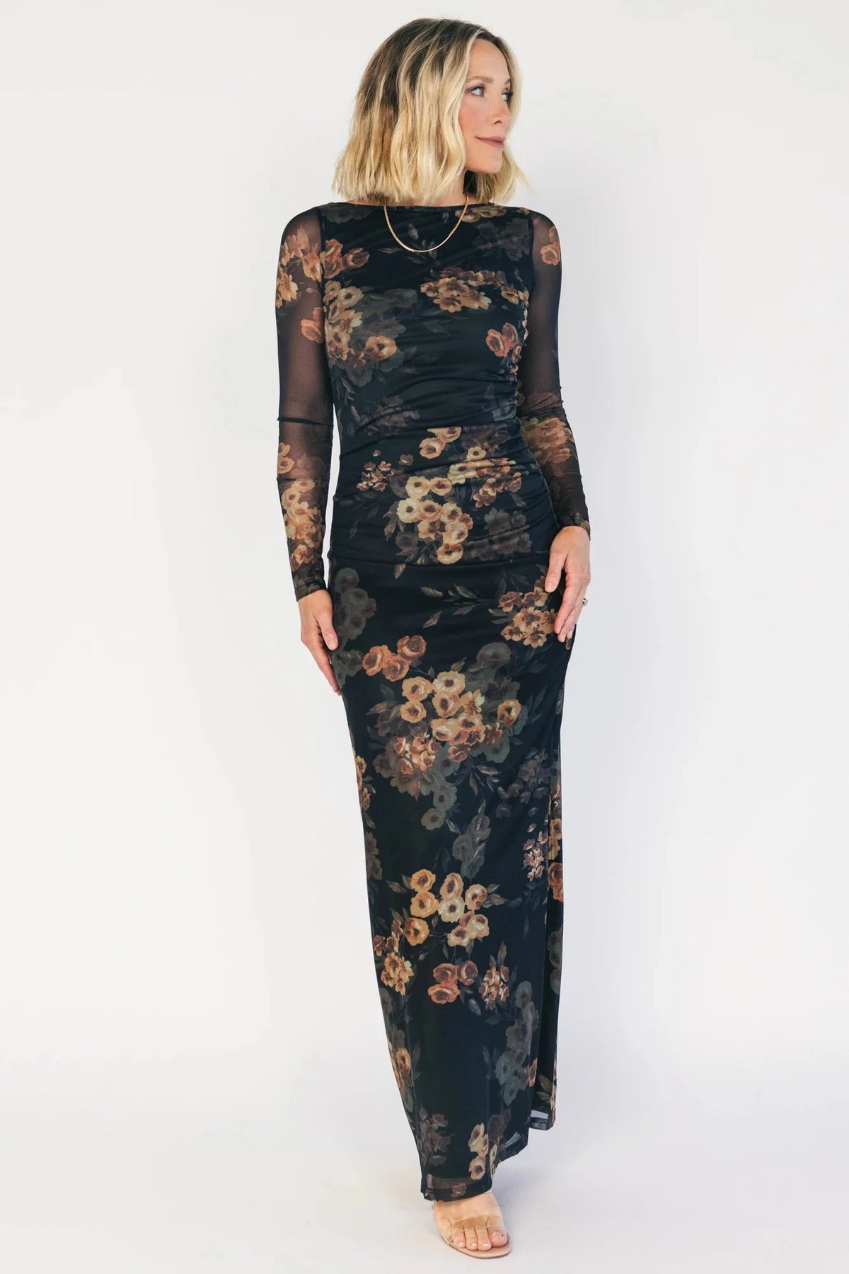 Isadora Maxi Dress | Black Floral
