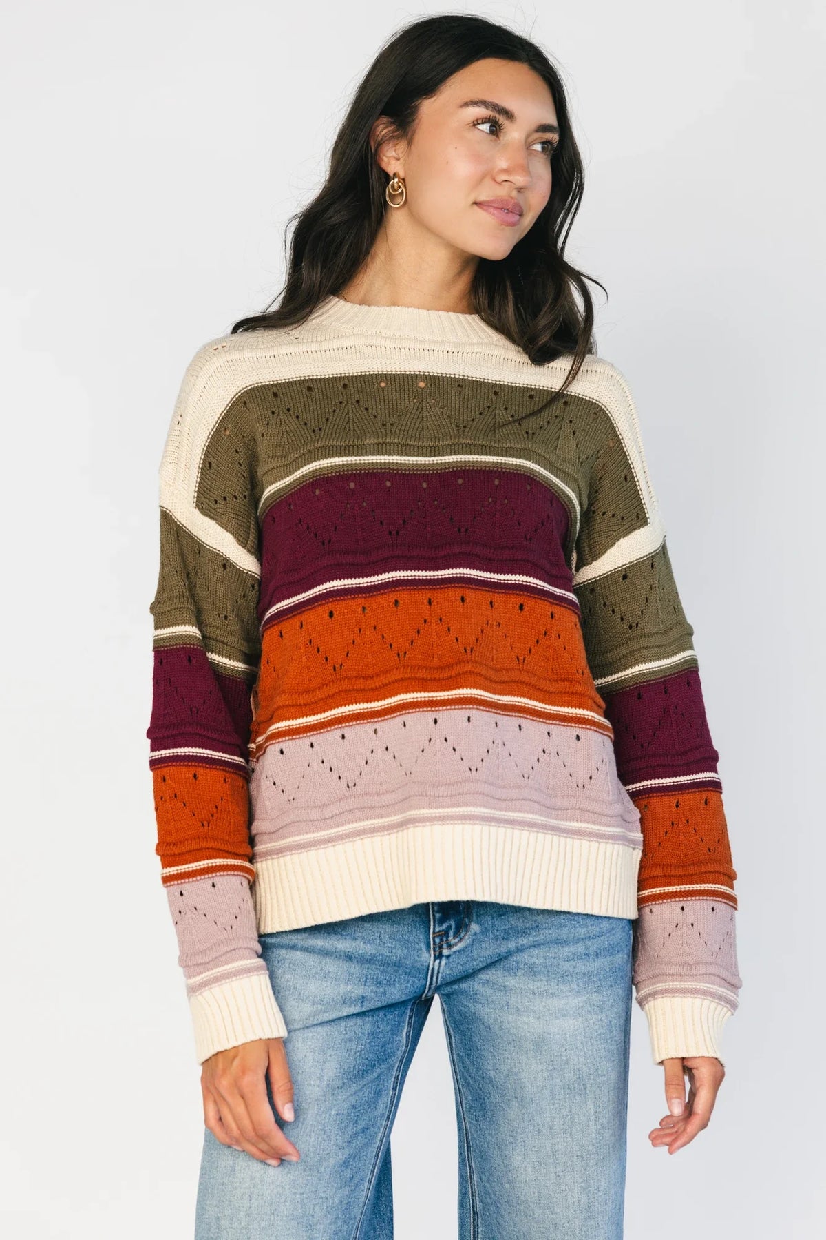 Hanover Sweater | Multi Stripe