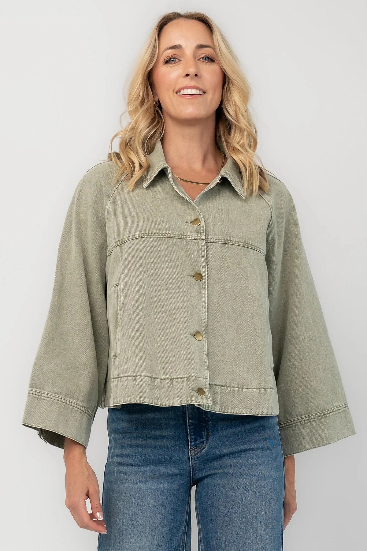 Hutch Light Weight Jacket | Dusty Olive