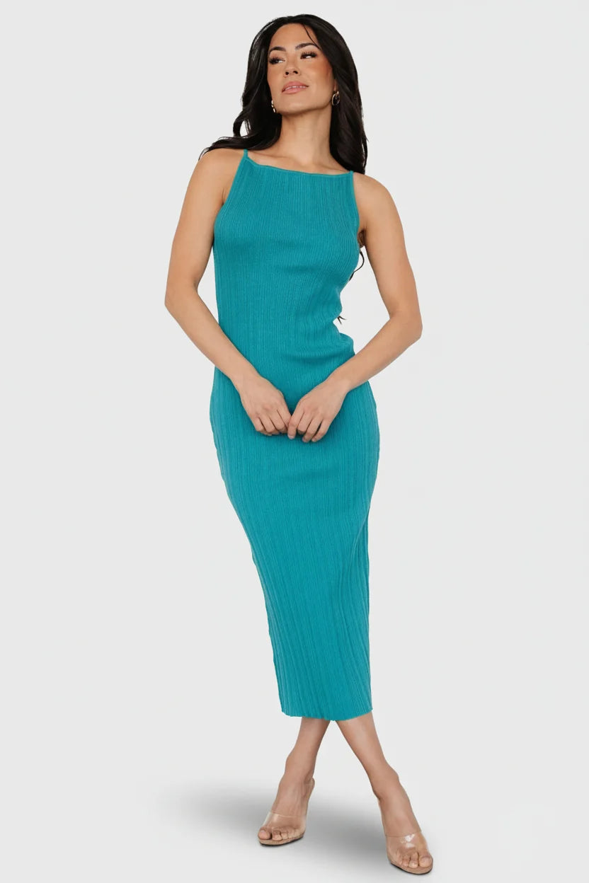 Natia Tank Dress | Teal
