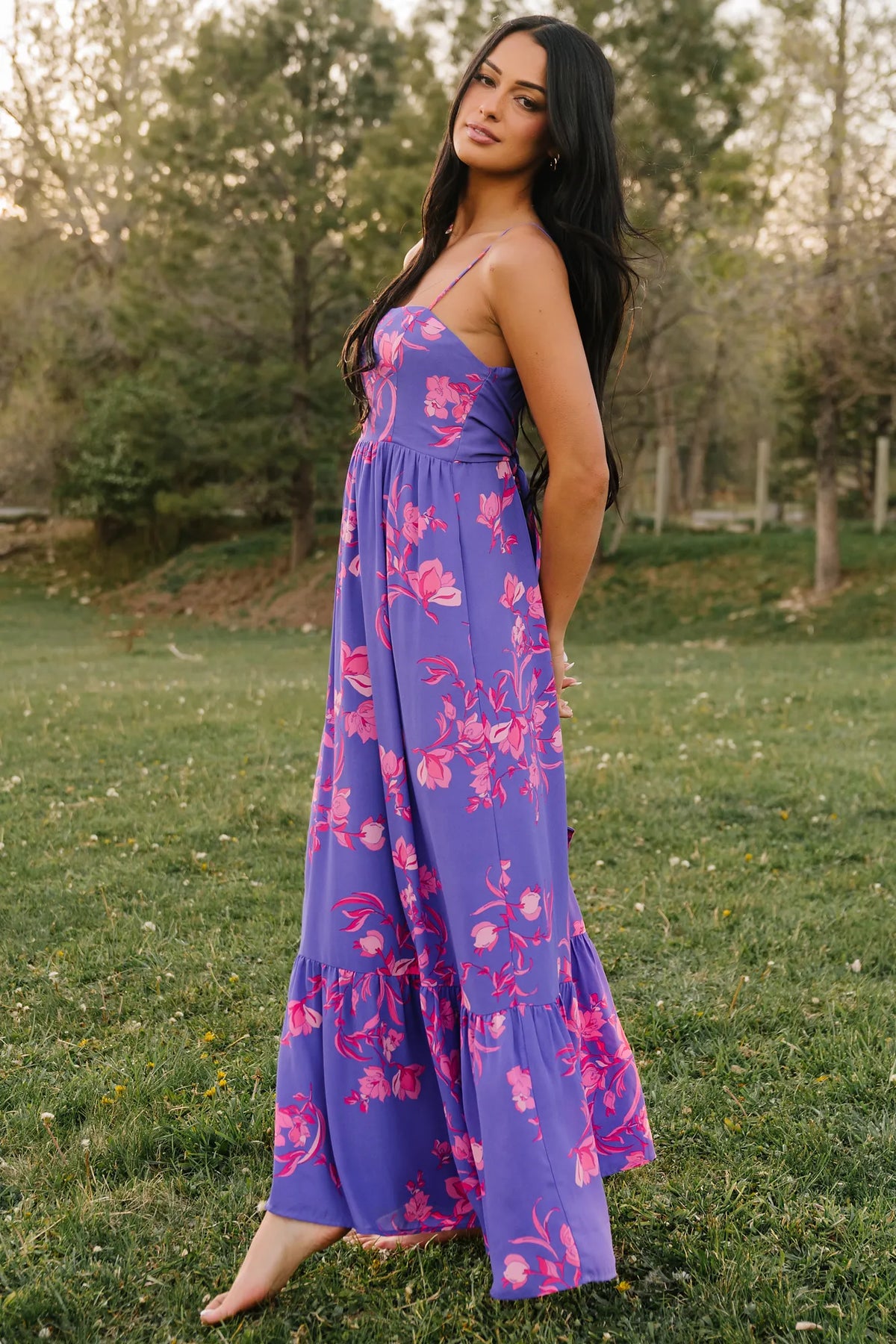 Regan Tank Maxi Dress | Purple Multi