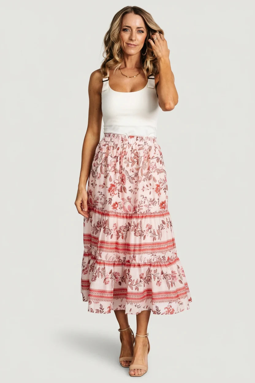 Meg Skirt | Blush Multi