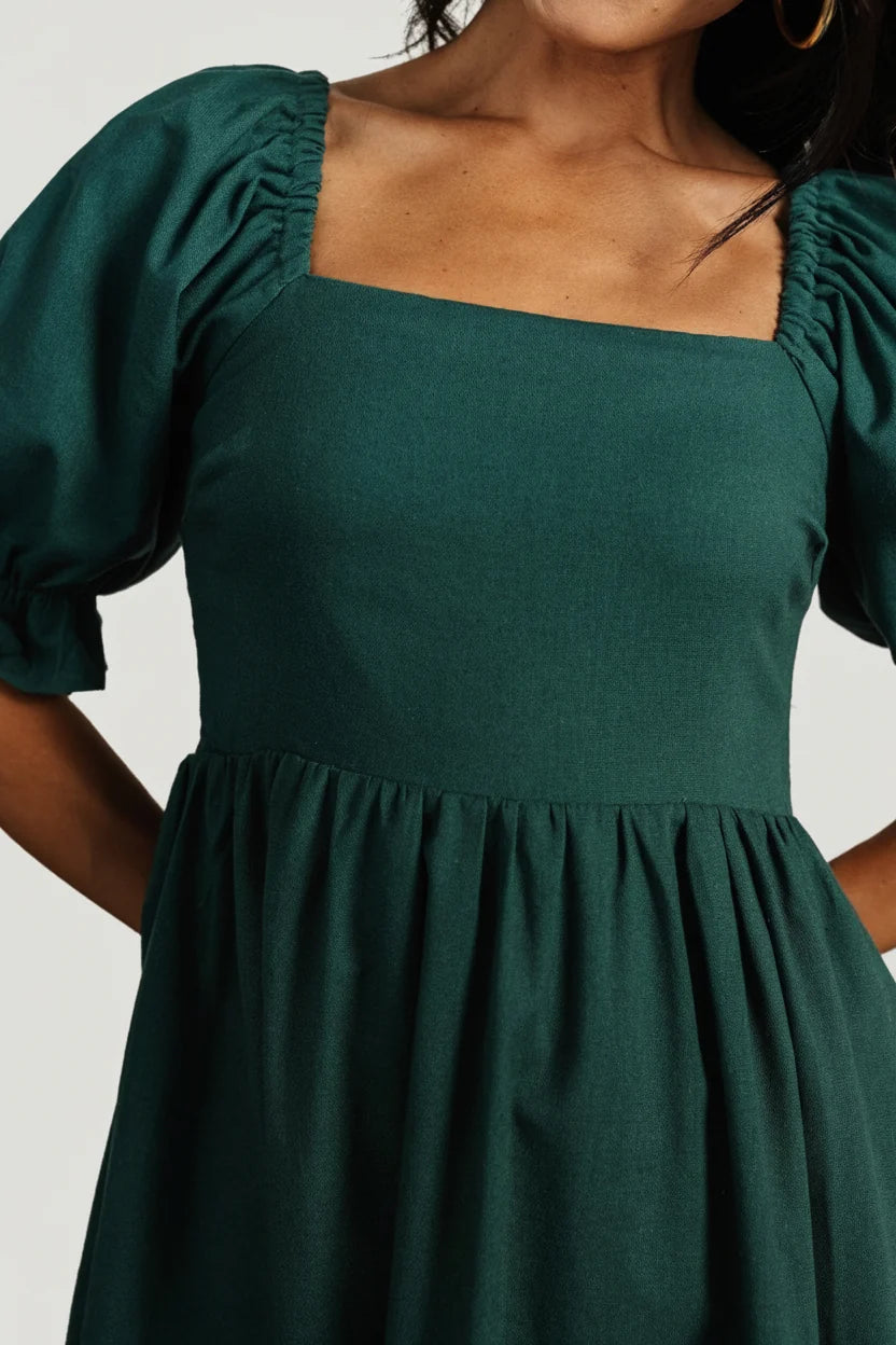 Britton Midi Dress | Evergreen