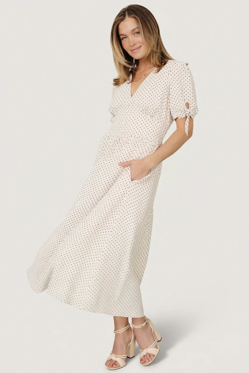 Millar Midi Dress | Natural + Black