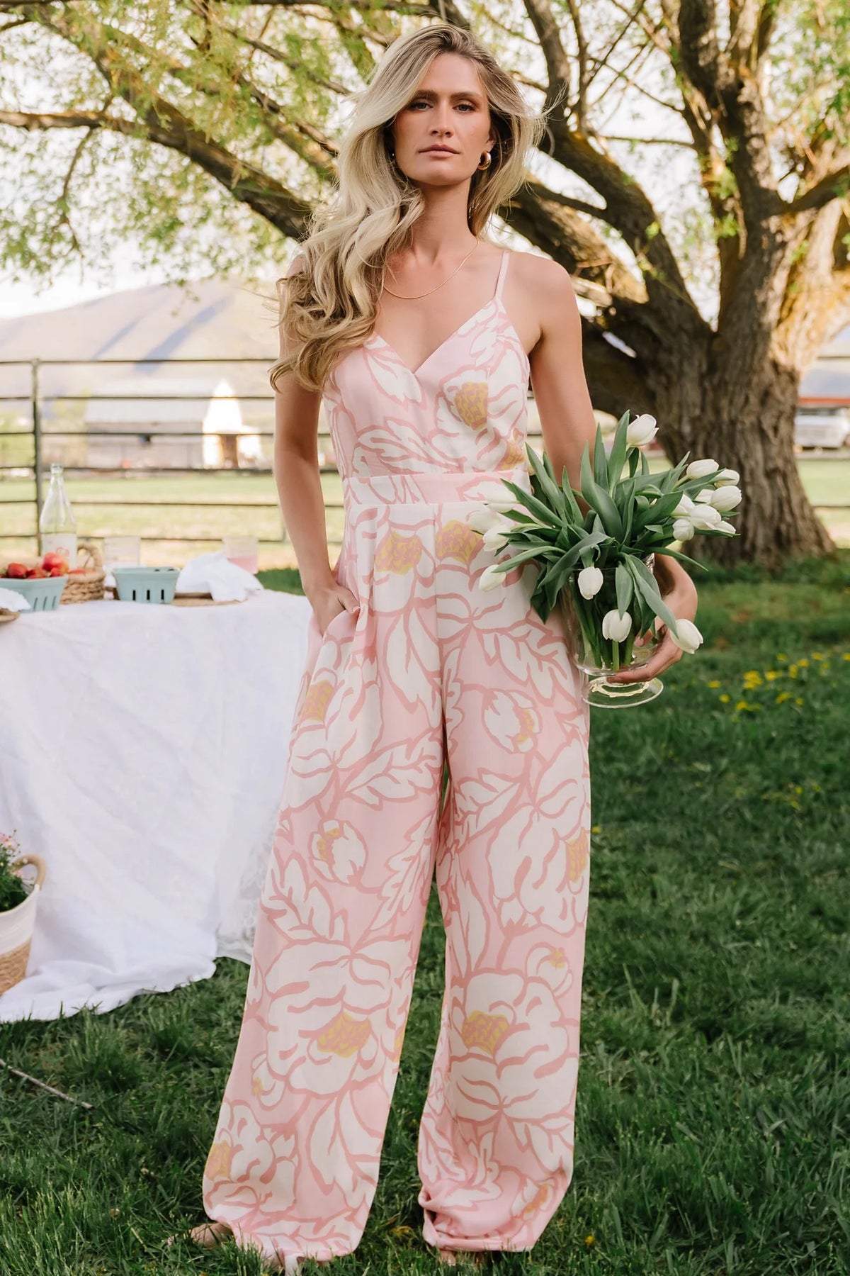 Ember Jumpsuit | Pink