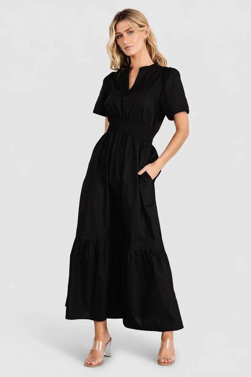 Vera Maxi Dress | Black