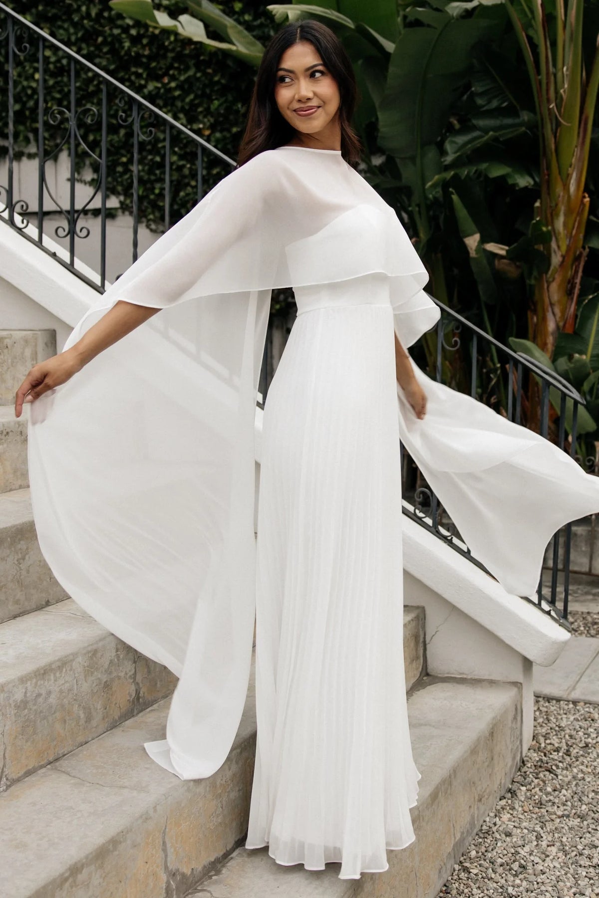 Serafina Strapless Gown | Off White