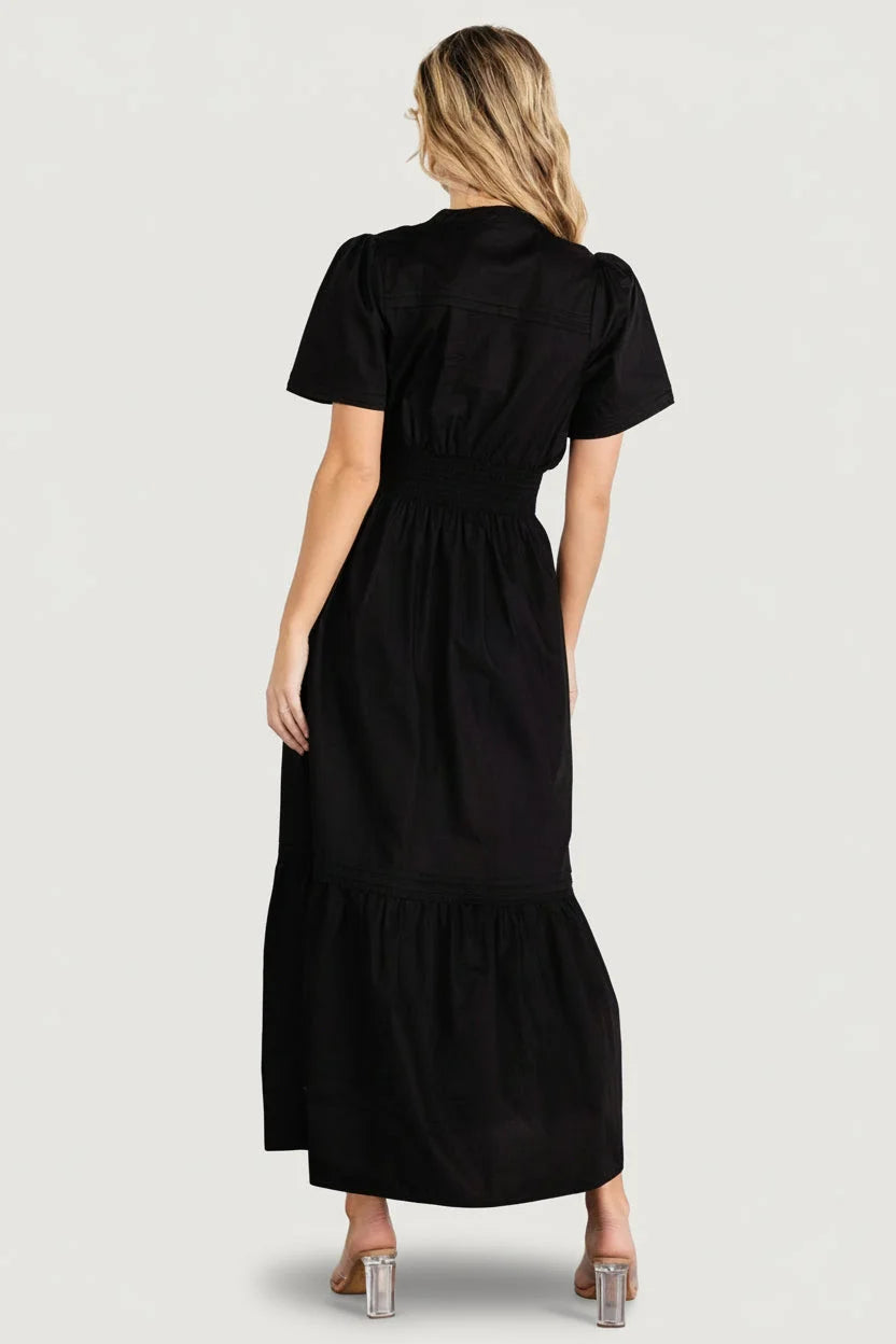 Vera Maxi Dress | Black