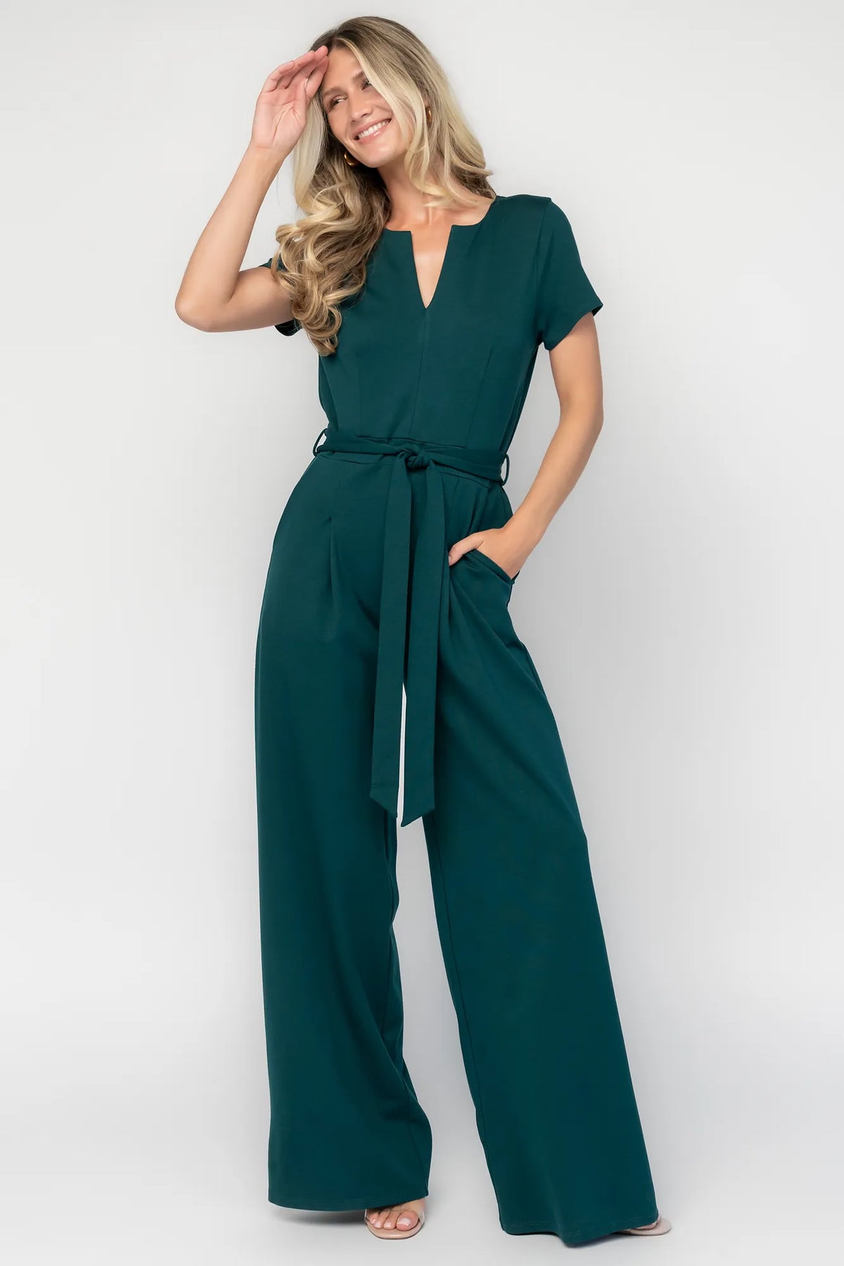 Winthrop Jumpsuit | Deep Jade