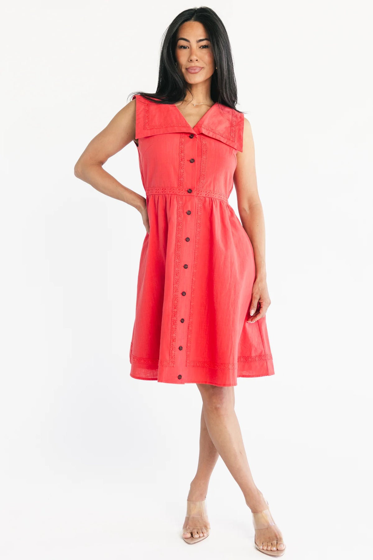 Drew Short Dress | Red