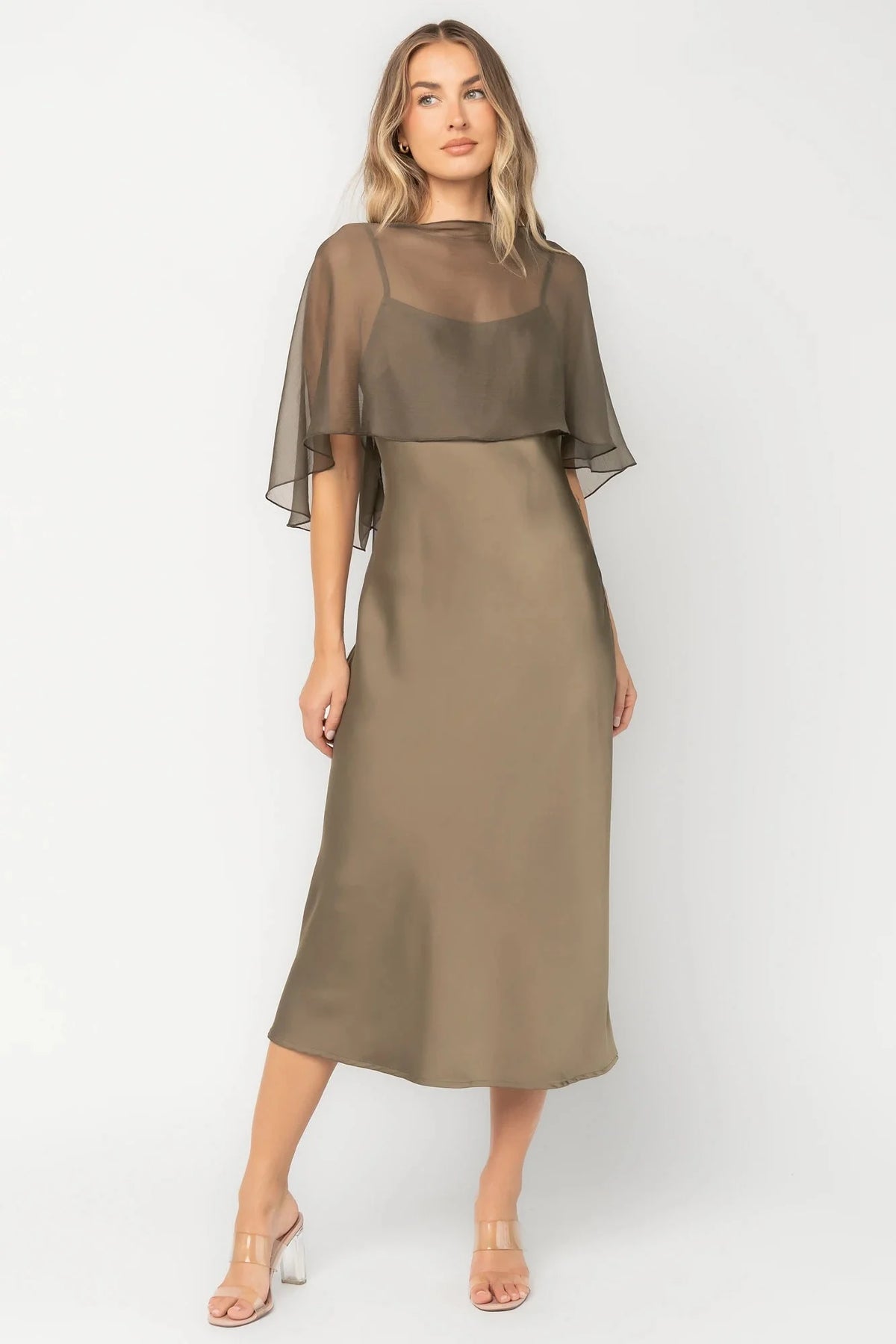 Zella Midi Dress | Olive