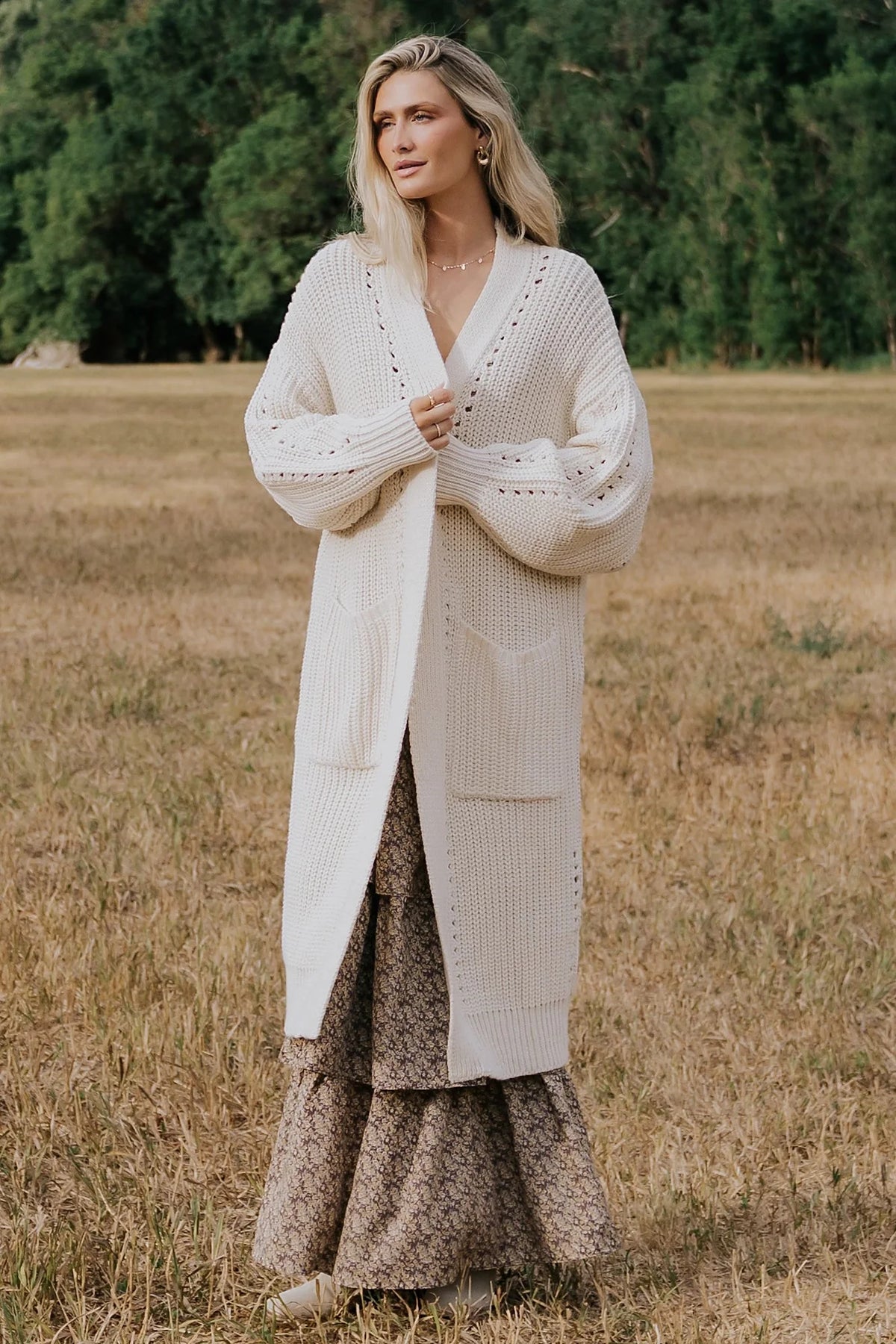 Crosby Knit Cardigan | Natural