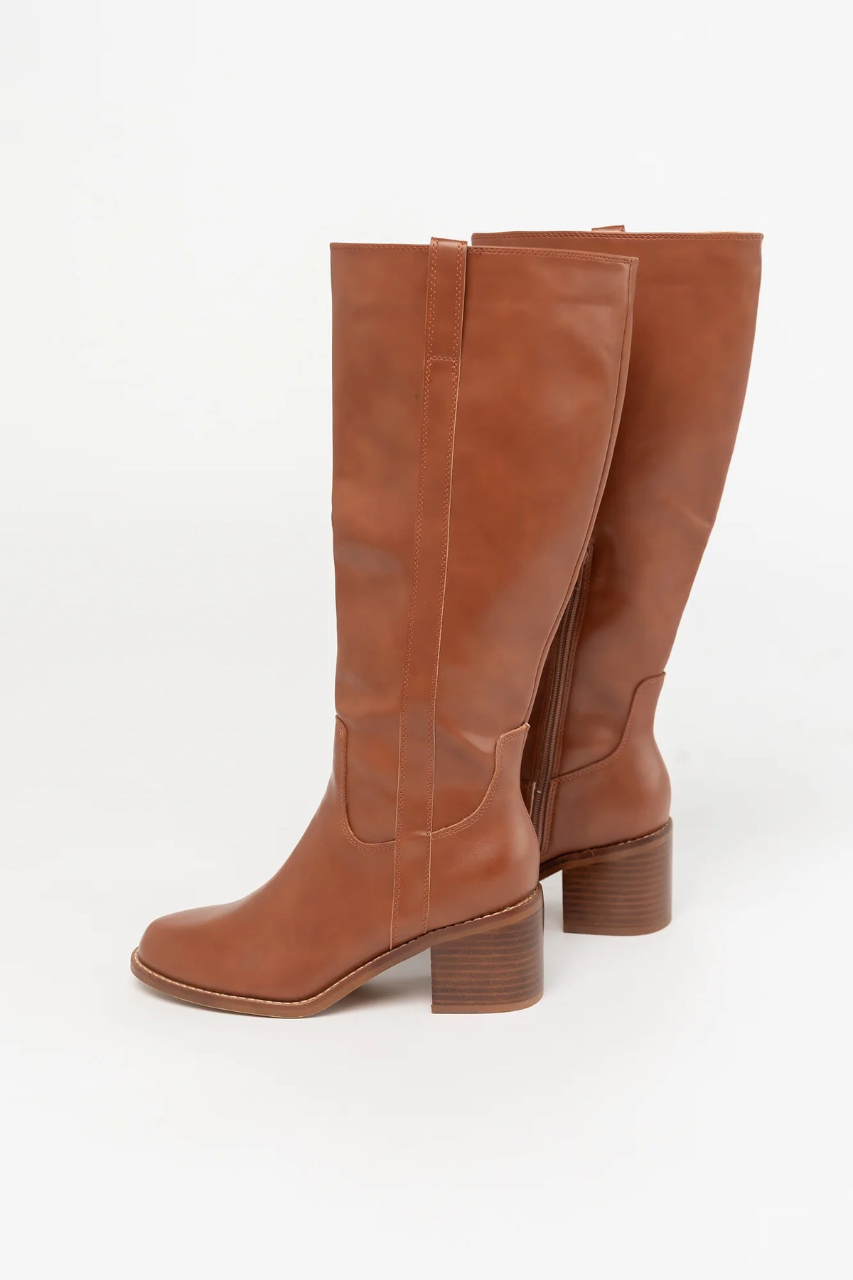 Collins Tall Riding Boots | Brown