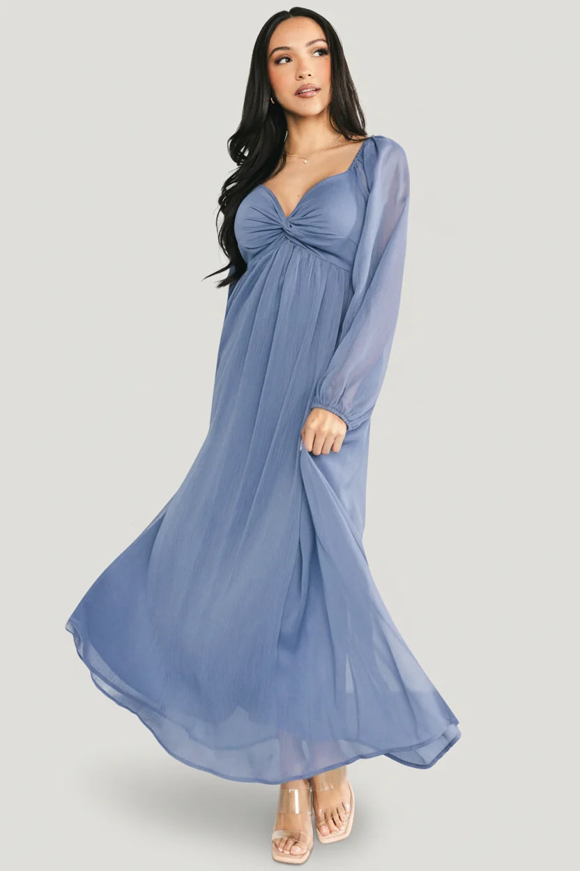 Dione Midi Dress | Blue