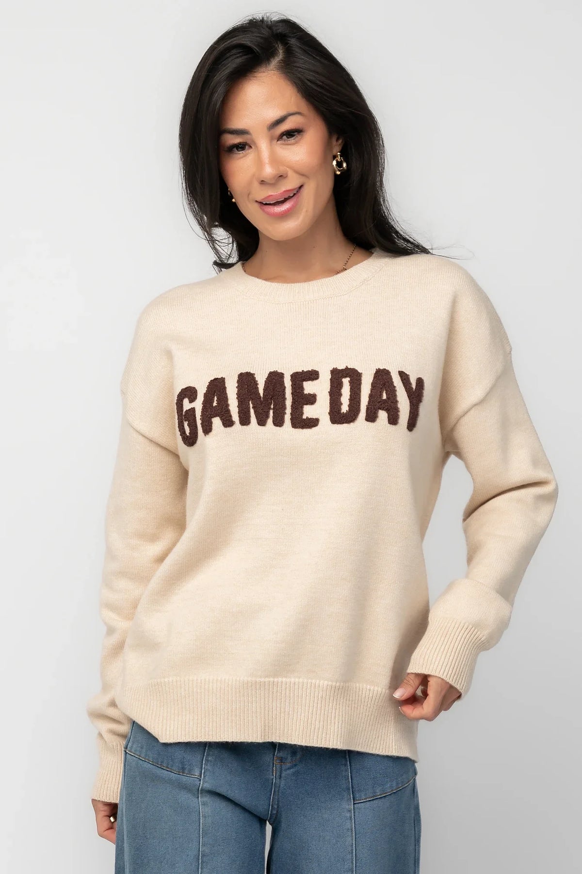 Varsity Sweater | Natural