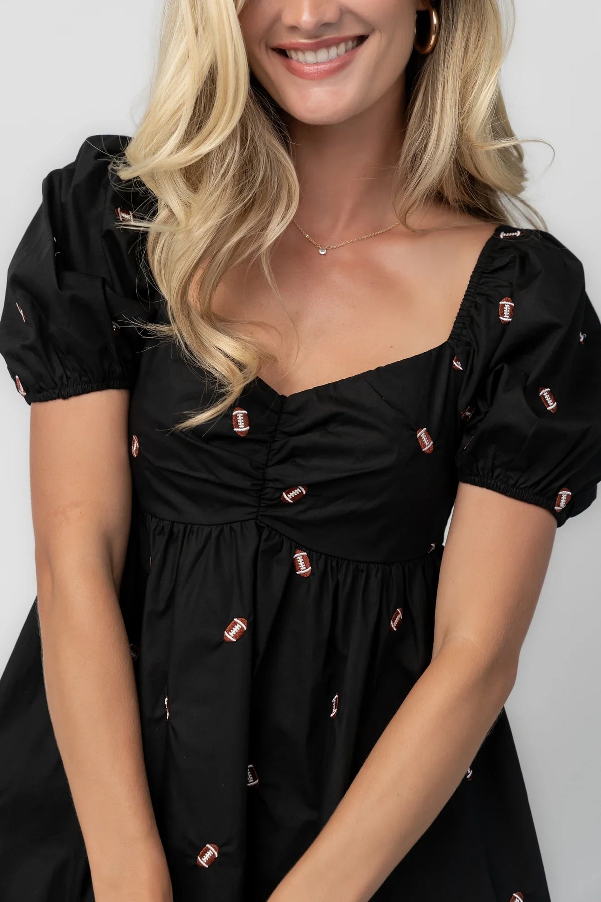 Home Team Short Dress | Black