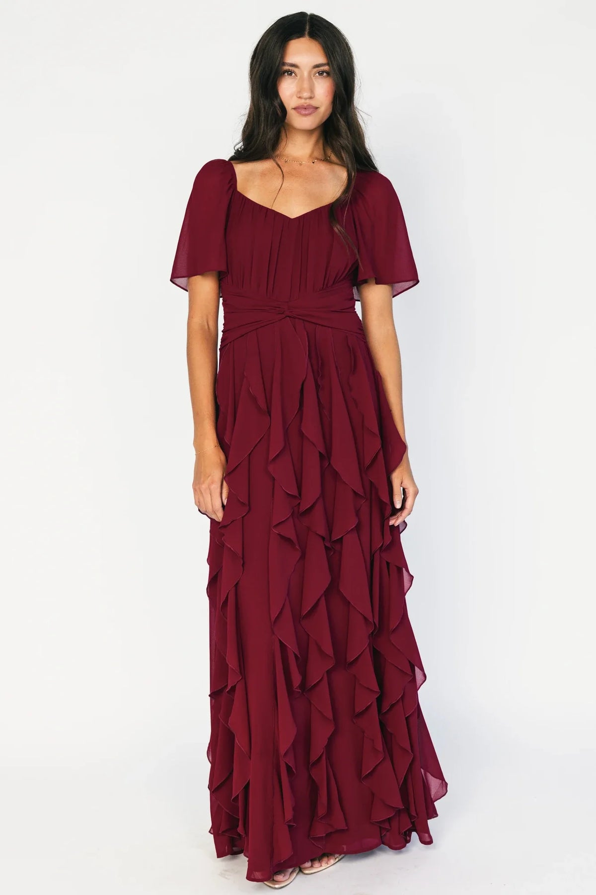 Mercer Maxi Dress | Cranberry